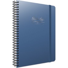 Gıpta Metal Notes Defter Spiralli Plastik Kapak A4 80 Yaprak Çizgili