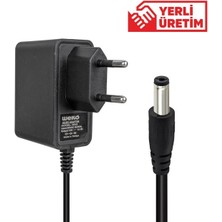 Zemira Weko 12 Volt 1 Amper 10 Watt Plastik Kasa Priz Tipi Adaptör (5.5x2.5 Uçlu)