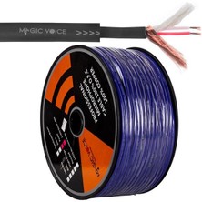Zemira Magicvoice Mi̇krofon Kablosu Stereo 1. Kali̇te 100 Metre Mor