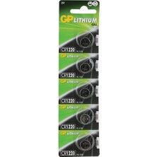 Zemira Gp CR1220 3 Volt Lityum Pil 5 Li Paket