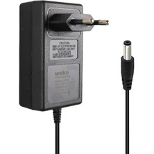 Zemira Weko 8.4 Volt - 2 Amper 5.5x2.5mm Uçlu Priz Tip Kırmızı Yeşil Ledli Yerli Üretim Akü Şarj Adaptörü