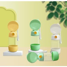 Zemira Taşınabilir Evcil Hayvan Mama Hazneli Su Matarası