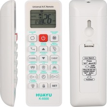 Zemira Huayu K-6600 Üniversal Akıllı Klima Kumandası 99% Uyumluluk LCD Ekranlı