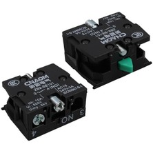 Zemira LAY5-BE102 22 mm Kontak Blok No Kırmızı