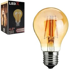 Zemira Ledx A-60 Kırılmaz Gövde 4,5 Watt Rustik Ampul