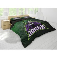 Sarel Joker Baskılı 3D Çift Kişilik Nevresim Takımı