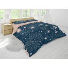 Sarel Astroloji Tema Baskılı 3D Çift Kişilik Nevresim Takımı