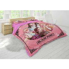 Sarel Blackpink Baskılı 3D Çift Kişilik Nevresim Takımı