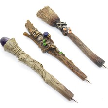 Zemira Polyester Tükenmez Kalem Ağaç Temalı