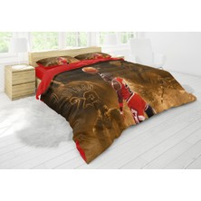 Sarel Jordan Baskılı 3D Çift Kişilik Nevresim Takımı