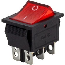 Zemira IC-104A Geniş Işıklı Anahtar 6p On-Off
