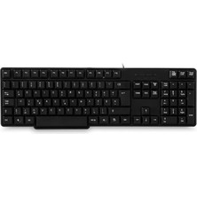 Zemira Everest KB-517U Siyah USB Kablolu Standart F Klavye