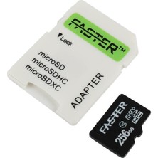 Zemira Faster 256 GB Uhs-I U1 Sınıf 10 Micro Sdhc Hafıza Kartı