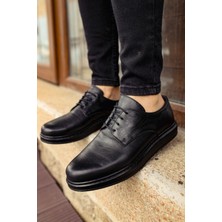 MN003 - Dst Classica Pelle Di Cuoio Erkek Ayakkabı Sıyah