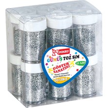 Mikro Toz Sim Gümüş GG 12-08S 12’li Kutu