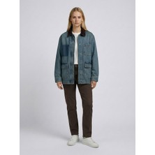 LTB Elıa Gömlek Yaka Önü Cepli Mid Indigo Denim Ceket