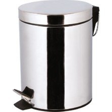 DKR Dekor Banyo - Pedallı Çöp Kovası 5lt SS304