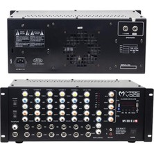 Zemira Magicvoice MV-300EF-TR 300 Watt 6 Mikrofon Girişli Usb-Bluetooth Destekli Trafolu Mixer Anfi