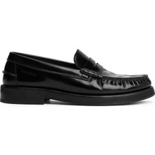 Tommy Hilfiger Siyah Erkek Klasik Ayakkabı Classıc Hıgh Hılfıger Abra Loaf