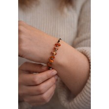 Seymen Bıçakçılık Doğal Akik Taşı Bileklik – El Yapımı Ayarlanabilir Ipli Şans & Enerji Bilekliği