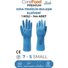 CoreFood Fl3 Premium Gıda-Temizlik-Bulaşık Eldiveni S - 1 Koli - 144 Adet