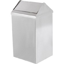 DKR Dekor Banyo - Sallanır Kapak Çöp Kovası 16LT SS304