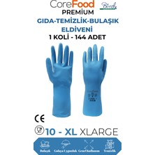 CoreFood Fl3 Premium Gıda-Temizlik-Bulaşık Eldiveni Xl - 1 Koli - 144 Adet