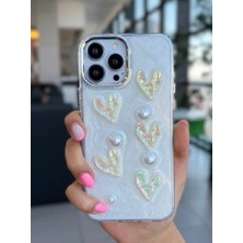 Paladyum Case iPhone 14 Pro Uyumlu Epoksi 3D Kalpli Kılıf