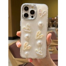 Paladyum Case iPhone 15 Pro Uyumlu Epoksi 3D Kalpli Kılıf