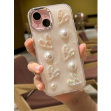 Paladyum Case iPhone 15 Uyumlu Epoksi 3D Kalpli Kılıf