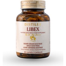 Distilex LIBEX® By Dr. Ayşe Duman Kadınlar İçin Maca, Demir Dikeni ve Kore Ginseng Ekstresi İçeren 60 Kapsül Takviye Edici Gıda