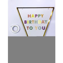 Zemira Happy Birthday To You Flama Bayrak Süsü