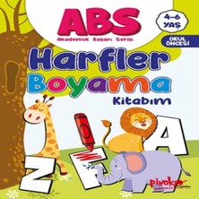 Abs 4-6 Yaş Harfler Boyama Kitabım