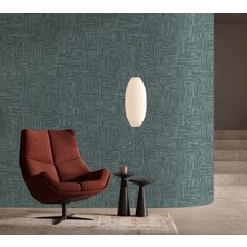 Adawall Muse Koleksiyonu 25101-5 Petrol Yeşili Dokulu Silinebilir Nonwoven Vinil Duvar Kağıdı