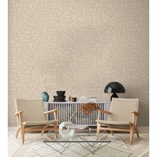 Adawall Muse Koleksiyonu 25109-3 Krem Vizon Dokulu Modern Duvar Kağıdı