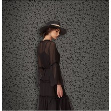 Adawall Muse Koleksiyonu 25109-6 Antrasit Gri Dokulu Modern Duvar Kağıdı