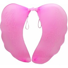 Zemira Pembe Tüylü Tül Peri Kanadı