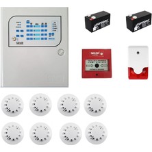 Codesec 8 Li Yangın Alarm Seti