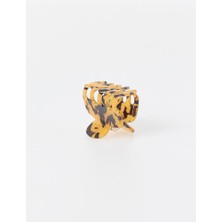 Jimmy Key Siyah Leopar Desenli Kelebek Toka