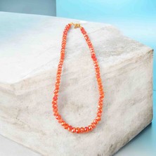 Lal Dizayn El Yapımı Boncuklu Kolye