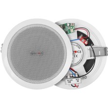 Zemira Magicvoice TPI-350 5.25" (13.5 Cm) Hat Trafolu Alçıpan/asma Tavan Tipi Hoparlör (6W Rms - Mp3 USB U