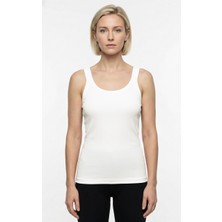 Cottonland Kadın Clarısa Esnek Pamuk Ribana Fit Kesim Ince Atlet