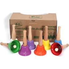 Edutoys Gökkuşağı Müzik Zilleri (8 Notalı)
