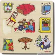 Ekoplay Evimiz Ahşap Yapboz (30 x 30 cm)