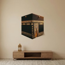 Akıllı Kağıt Kabe (Taşsız) Tablo - Poster Dini (Model- 65)