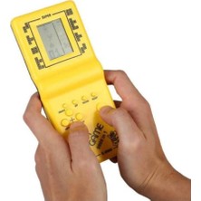 Fftek Sarı (Aldığınız Renk Gönderilir) Tetris Nostaljik Atari Tetris El Atarisi Unutulmayan Tetris Oyun