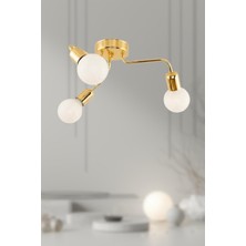 Ronisu Aydınlatma Urmora 3’lü Cam Küre Modern Avize – Salon & Oturma Odası Avizesi