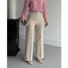 Vuntal Çift Düğmeli Şık Pantolon