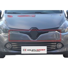 Renault Clio 4 Ön Panjur Çıtası U Formlu 2 Prç Krom 2013-2016
