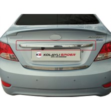 Hyundai Accent Blue Rb Bagaj Çıtası Krom 2011 ve Sonrası